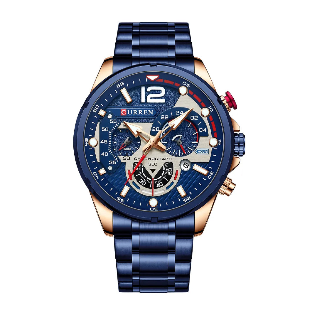 Relógio Curren Chrono Blue (47mm)