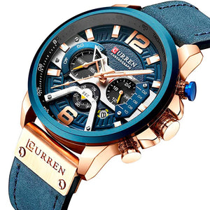 Relógio Curren Blue Chrono (48mm)