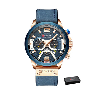 Relógio Curren Blue Chrono (48mm)